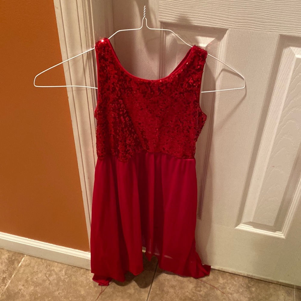 Red dress